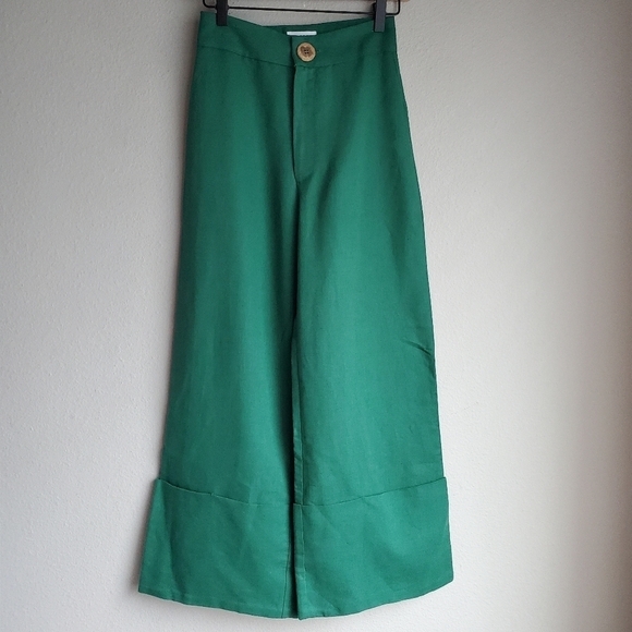 Olette Filipina Verde Pants size XS NWT - Picture 5 of 11